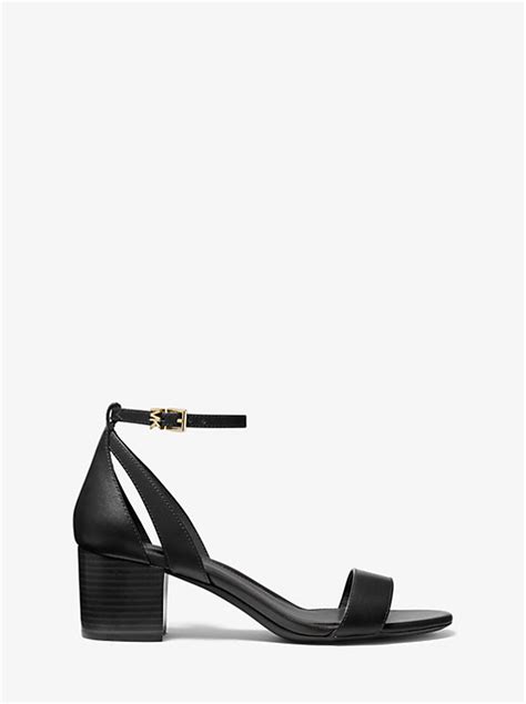 michael kors cardi flex leather sandal|Cardi Flex Snake Embossed Leather Sandal .